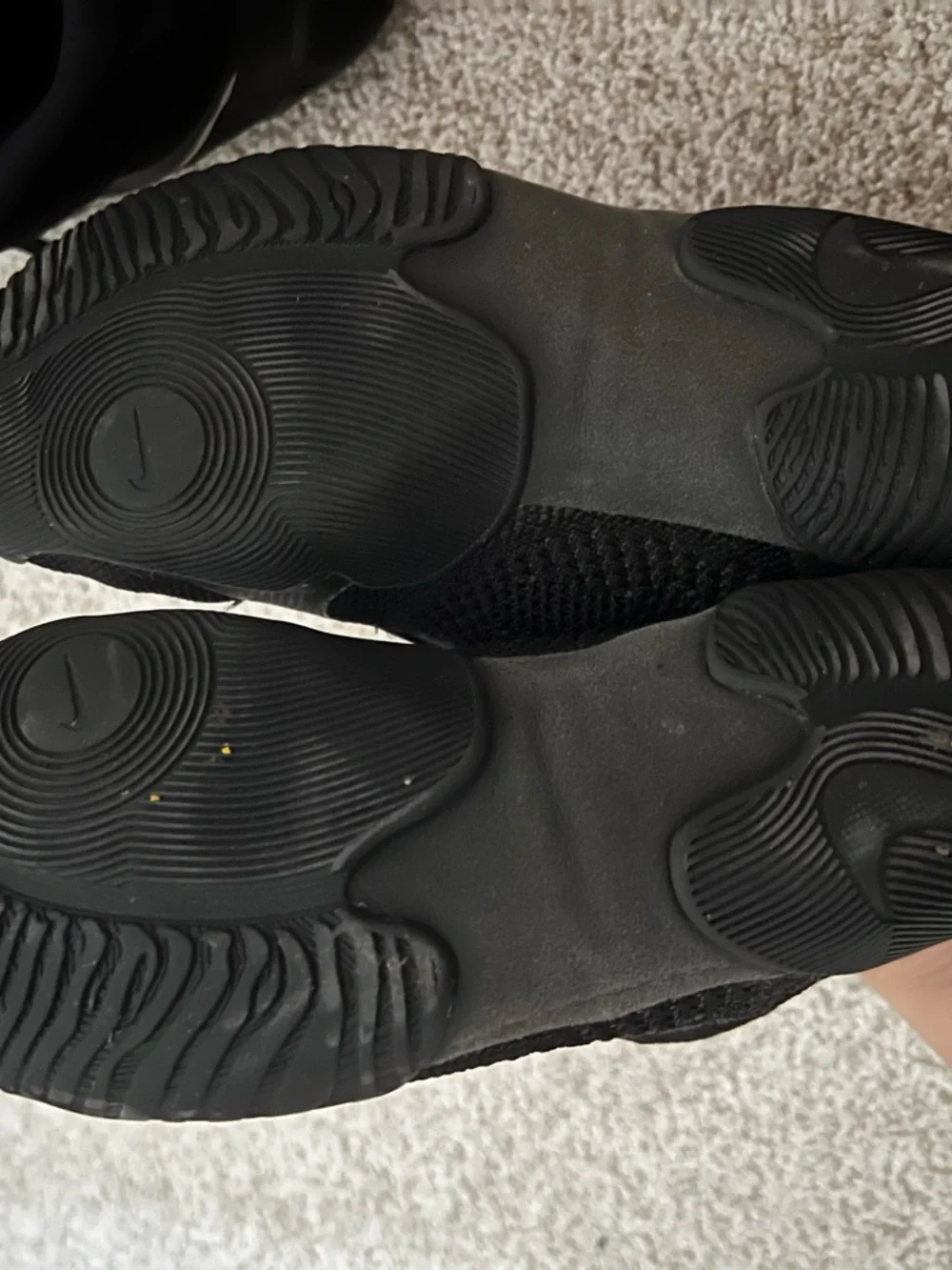 Nike Black Knit Slip-On Sneakers - Picture 4 of 4